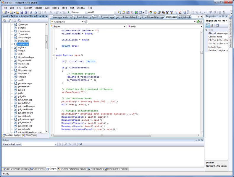 Datei:Screenshot Visual Studio 2008 C++.png