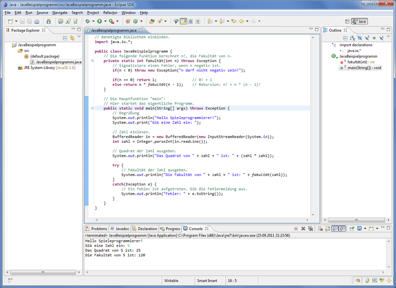 Datei:Screenshot Eclipse Java.png